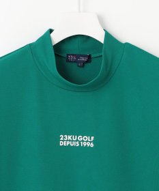 23区GOLF 【MEN】【吸水速乾/UVカット】ストレッチメッシュモックネックシャツ
