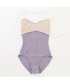 Chacott ◎【Nela ライン】ハーフスリーブレオタード