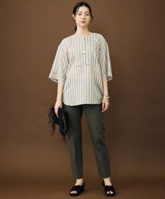 自由区 ナチュラルリネン ブラウス