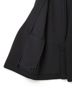 ICB L 【洗える】コンパクトWフェイス ノーカラージャケット