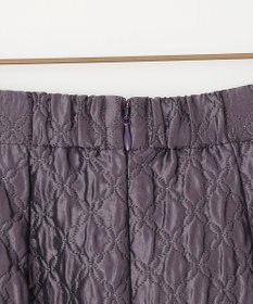 組曲 ジオメトリックフラワージャガード フレアスカート