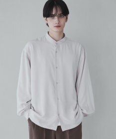 WEGO トロミBIGバンドカラーシャツ