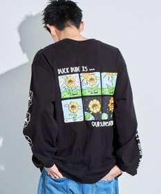 WEGO DUCKDUDE　SUNFLOWER　L／S　TEE