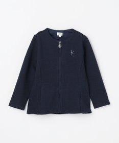 組曲 KIDS 【110-140㎝】フラワーキルト パーカー