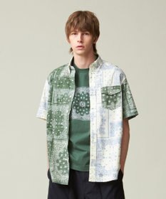 J.PRESS MEN ペイズリーバンダナプリント クレイジーパターンシャツ