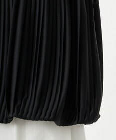 23区 L 【エステータ】ドレープサテン プリーツブラウス