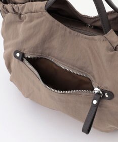 LA BAGAGERIE 【MONICA】サイドギャザー2WAYトートバッグ Sサイズ