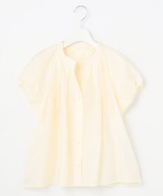 23区 【SLOW/一部店舗限定】ブライトヴィンテージクロス タック ブラウス