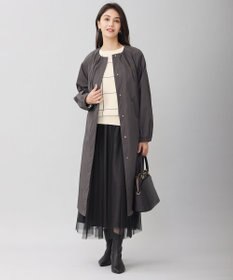 自由区 【WEB限定カラーあり・洗える】コットンナイロンミドルゲージ ニット