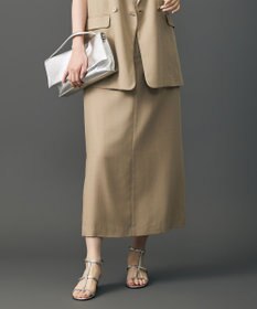 自由区 L ソフトツイルクロスストレート シルエット