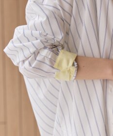 AMERICAN HOLIC イージーケア配色ポイントロングシャツ