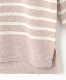 J.PRESS LADIES 【洗える】SEMI WORSTED WOOL バスクボーダー ニット