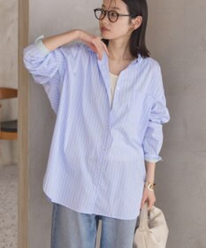 AMERICAN HOLIC イージーケア配色ポイントロングシャツ