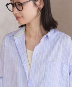 AMERICAN HOLIC イージーケア配色ポイントロングシャツ