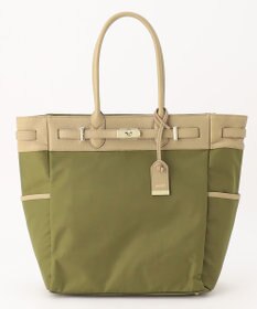 UNBILLION perche ナイロン×ゴートヒネリ金具トートバッグ