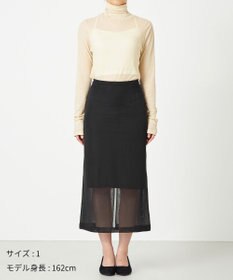 NAVE 【Nave・洗える】シアーニット スカート