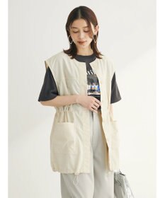 Green Parks ノーカラーミリタリーベスト