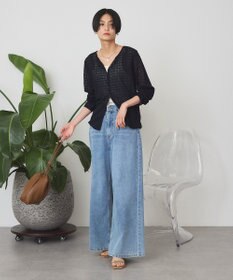 AMERICAN HOLIC シアーチェックカーディガン