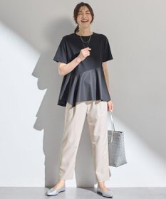 ANY L 【洗濯機可】コンビネーションイレヘムカットソー