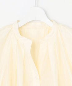 23区 【SLOW/一部店舗限定】ブライトヴィンテージクロス タック ブラウス