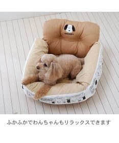 PET PARADISE スヌーピー ドライブ カドラー 《フェイス柄》 小型犬