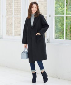 Tiaclasse L 【洗える】体型カバーも叶うMIX糸ニットチュニック