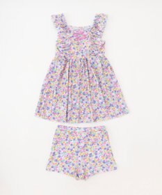 ANY KIDS 小花柄 セパレート水着