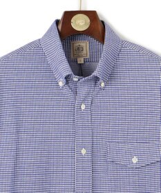 J.PRESS MEN ギンガムネルジャージ シャツ/B.D