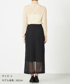 NAVE 【Nave・洗える】シアーニット スカート