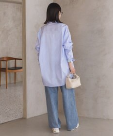 AMERICAN HOLIC イージーケア配色ポイントロングシャツ