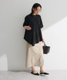 Green Parks 華やぎカットソー（アシメヘム）
