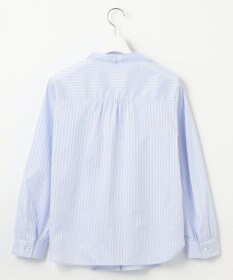 J.PRESS LADIES L 【洗える】RITZ ドビーストライプ ボウタイ ブラウス