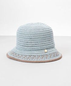 AURORA 【 LANVIN en Bleu （ランバン オン ブルー）】手編み風サーモダウンハット