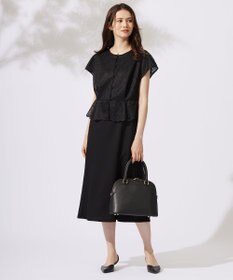 自由区 【カタログ掲載・洗える】レースブラウスコンビ ワンピース