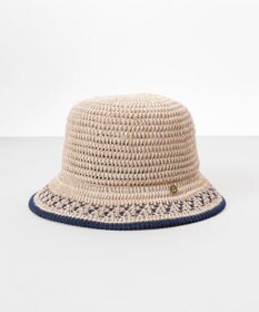 AURORA 【 LANVIN en Bleu （ランバン オン ブルー）】手編み風サーモダウンハット