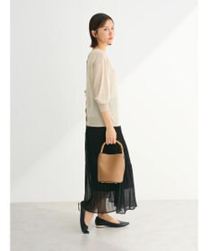 Green Parks ２ｗａｙ　７分袖ブライトシアーニットプルオーバー