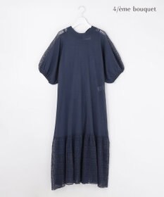 自由区 【カトリエムブーケ】Un pull en dentelle シアーニットワンピース