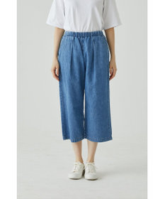caqu FS linen cropped wide pants クロップド丈 リネンワイドイージーパンツ