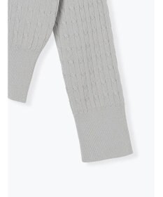 Te chichi ミニケーブル刺繍Vネックカーディガン