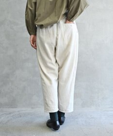 muuc リネンウールのスラックスパンツ