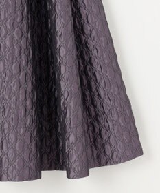 組曲 ジオメトリックフラワージャガード フレアスカート