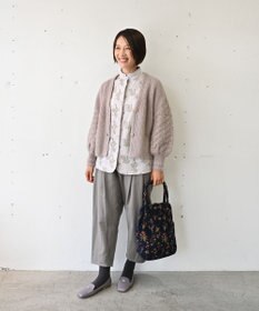 muuc リネンウールのスラックスパンツ