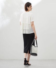 J.PRESS LADIES 【洗える】リブ ナロー スカート