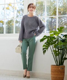 Tiaclasse 【洗える】リラックス感のあるラグランスリーブニット