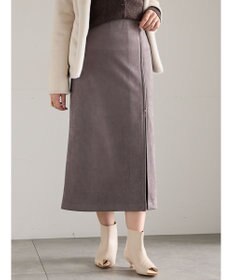 Te chichi スエードサイドZIPスカート