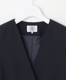 J.PRESS LADIES 【洗える・吸水速乾・接触冷感・セットアップ対応】Light ジョーゼット ジレ