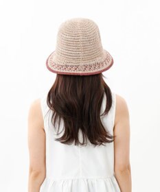 AURORA 【 LANVIN en Bleu （ランバン オン ブルー）】手編み風サーモダウンハット