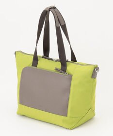 Y'SACCS ナイロン×リサイクルレザー　コンビマルチトート