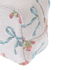 Maison de FLEUR ローズリボン柄ゴブランポーチ