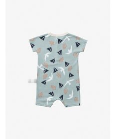 HELLY HANSEN 【ベビー・抗菌防臭・記名ラベル付】マイファーストHHショートスリーブプリントロンパース